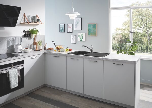 Grohe K400 chiuvetă din granit 86x50 cm negru 31640AP0