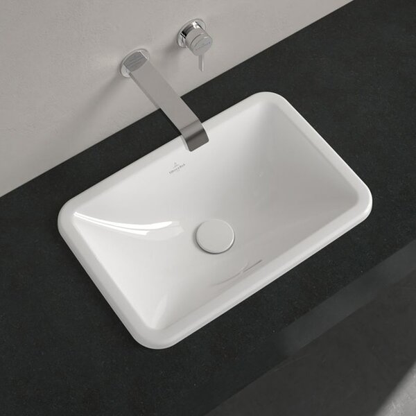 Villeroy & Boch Loop & Friends lavoar 51x34.5 cm dreptunghiular încastrat alb luciu 4A640001