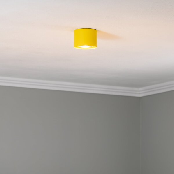 Argon Spot de tavan Chloe fix, galben, reglabil, Galben, Camera de zi / sufragerie, Metal, Modern