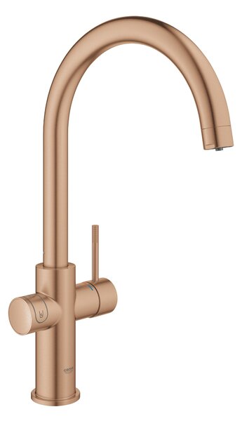 Grohe Blue baterie de bucatarie cu filtru pe picior Brushed Warm Sunset 31455DL1