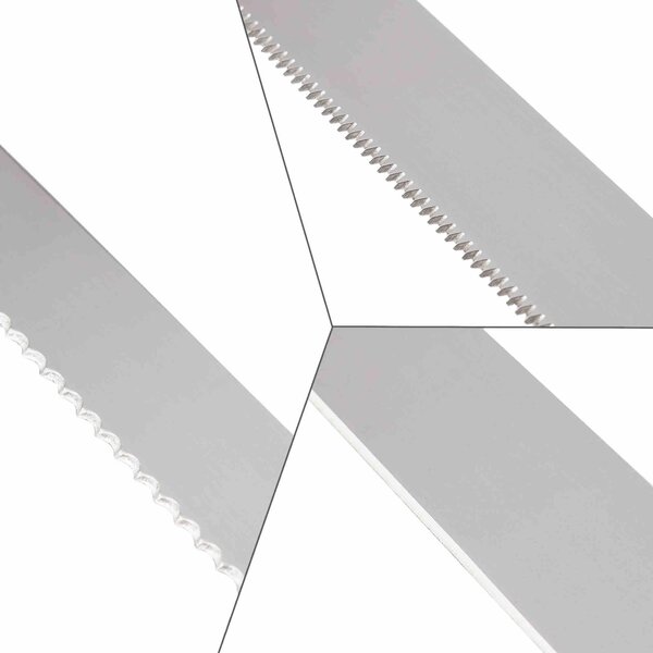 Set 3 cutite profesionale lungime mare 47.5 cm pentru cofetarie si patiserie, ghidaj pentru taiat blat tort, onuvio®