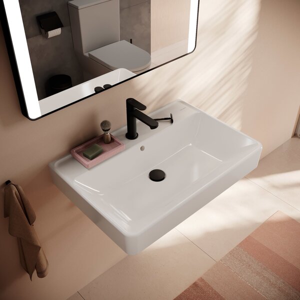 Hansgrohe Xanuia Q lavoar 70x48 cm dreptunghiular clasică alb luciu 61132450