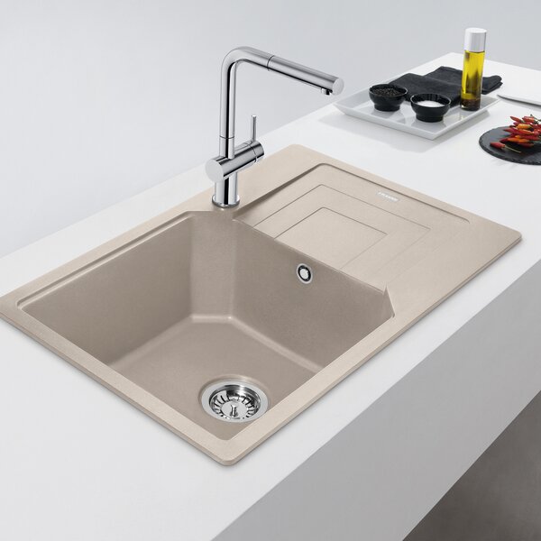 Franke Urban chiuvetă din granit 62x50 cm bej 114.0687.262