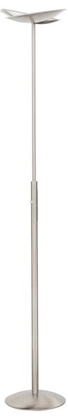 HighLight Lampă de podea LED Sapporo abajur din 2 segmente, reglabil, Gri, Camera de zi / sufragerie, Metal, Modern
