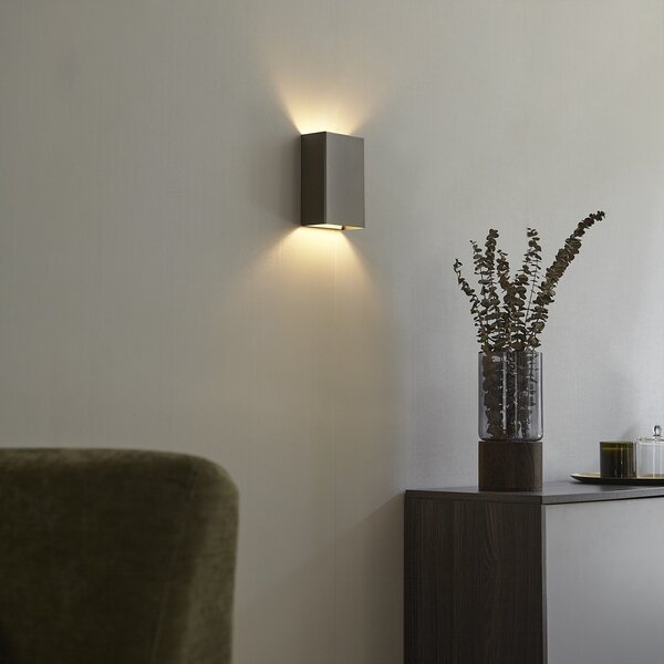 Lampă de perete modernă gunmetal cu 2 lumini - Otan S