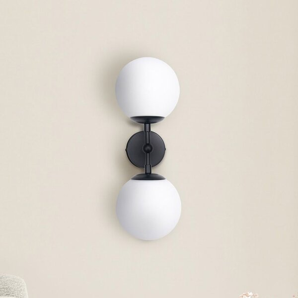 Light Prestige Dorado lampă de perete 2x40 W alb-negru LP-002/2WBK