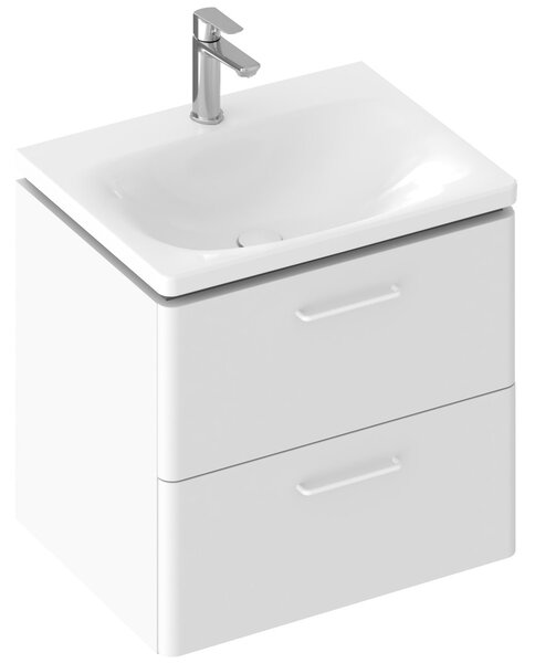 Ravak Balance lavoar 50x46.5 cm dreptunghiular mobilier alb luciu XJX01250000