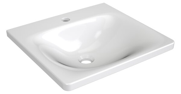 Ravak Balance lavoar 50x46.5 cm dreptunghiular mobilier alb luciu XJX01250000