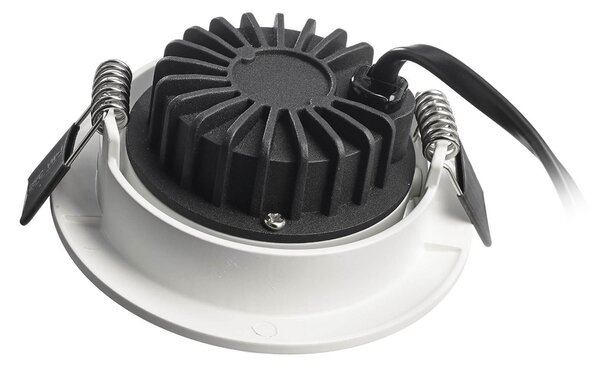 Deko-Light Plafonieră LED încastrată Dione, IP44, 2.700 K, alb, dimabil, reglabil, Alb, Baie, Aluminiu, Modern, Corpuri de iluminat încastrate rotunde