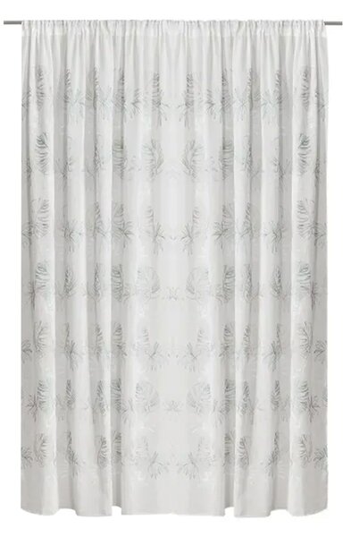 Perdea Velaria cu model floral, 270x230 cm