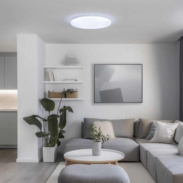Brilagi - Plafonieră LED de tavan dimabilă SMART 36W/230V diam. 48 cm Wi-Fi Tuya + telecomandă