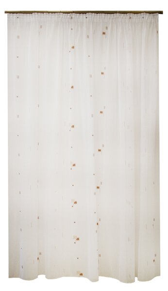 Perdea Velaria sable patrat in patrat wenge, 290x255 cm