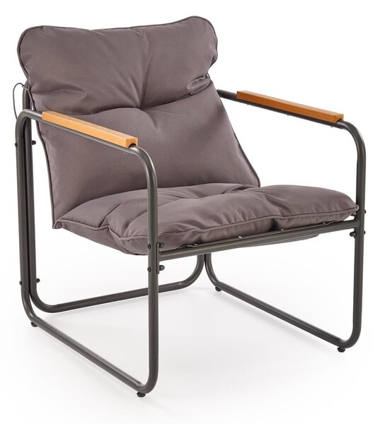 Set mobilier de exterior Houston 1996Negru, Gri, Metal