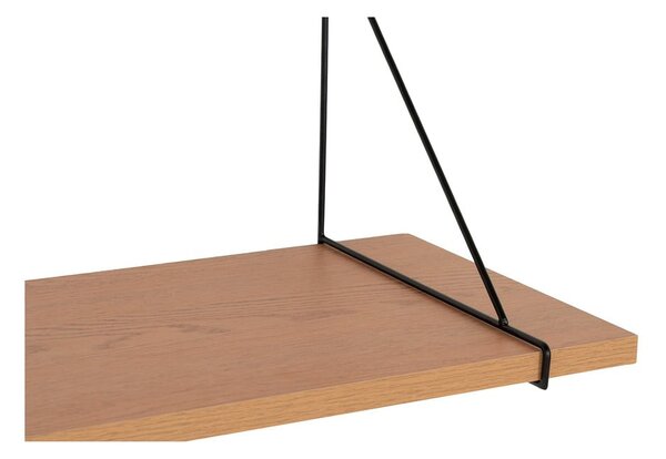 Raft în culoare naturală cu aspect de lemn de frasin 120 cm Chiba – House Nordic