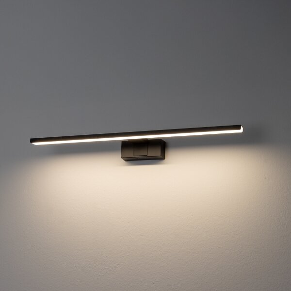 Aigostar - Aplica LED pentru oglindă de baie, 12W, 230V, 4000K, 60 cm, IP44, negru