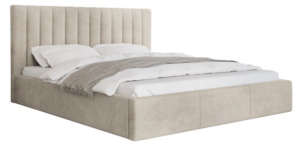 Pat ComfiDream Fenara IDublu, Crem, 160x200, Tapiterie, Somiera patSomiera pat, 17x21x11cm