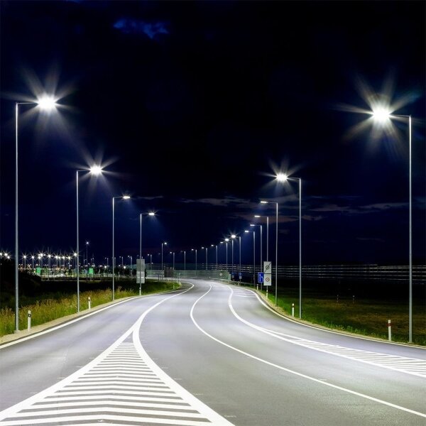 Lampă LED stradală SAMSUNG CHIP LED/30W/230V 6500K IP65 gri