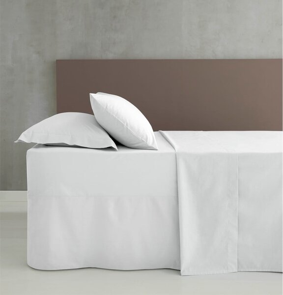 Husă pentru cadru de pat albă din bumbac percale 90x190 cm Easy Iron Percale – Catherine Lansfield