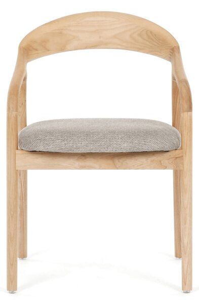 Jídelní židle, přírodní, dřevo, DCH-V3202 CRM2