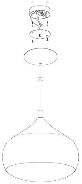 Eglo 98047 - Lustra LED RGBW reglabilă suspendată pe cablu COMBA-C LED/18W/230V BT