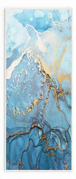 Covor albastru lavabil 80x150 cm Blue Waves – Oyo Concept