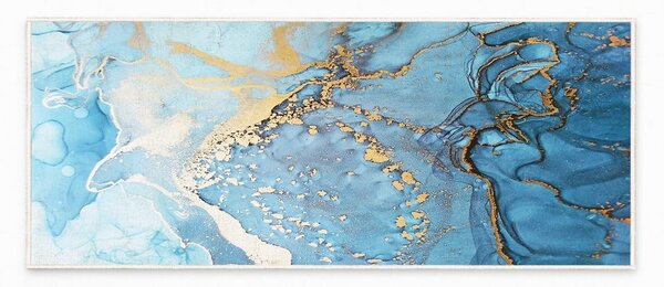 Covor albastru lavabil 80x150 cm Blue Waves – Oyo Concept