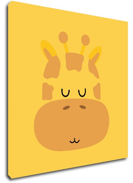Impresi Obraz Little yellow giraffe - 20 x 20 cm