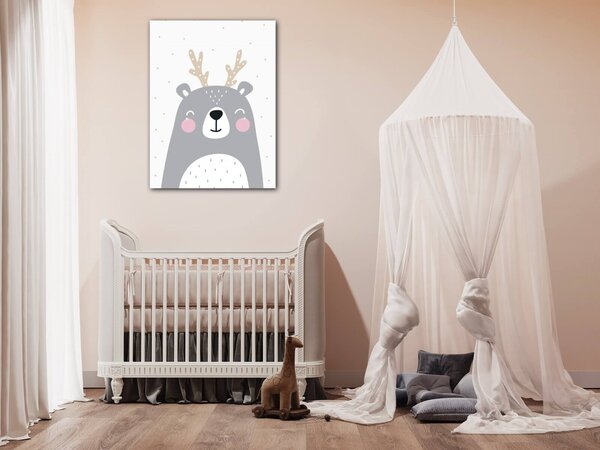 Impresi Obraz Cute little animal with dots - 30 x 40 cm