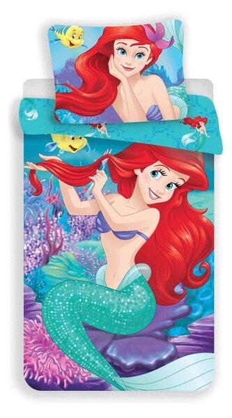 Lenjerie de pat pentru copii din bumbac pentru pat de o persoană 140x200 cm Ariel – Jerry Fabrics