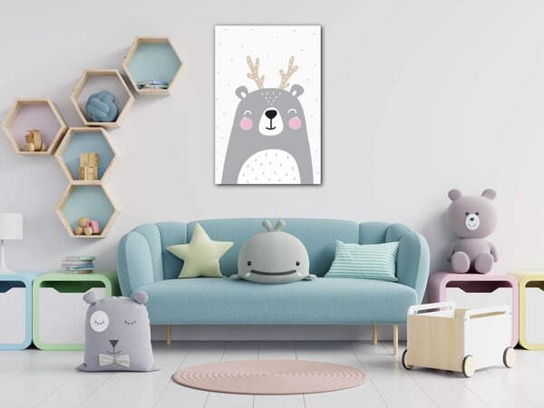 Impresi Obraz Cute little animal with dots - 20 x 30 cm