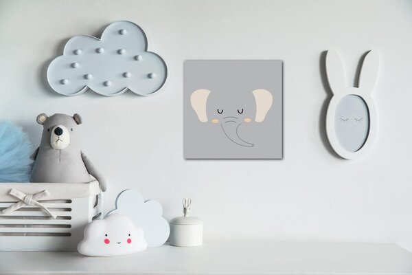 Impresi Obraz Little elephant - 20 x 20 cm