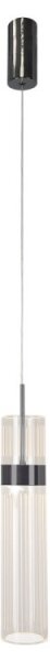 Lustră LED suspendată pe cablu AMBIENTE, 6 W, 230 V, 3000/4000/6000 K, negru