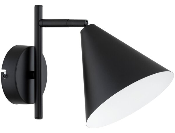 Aplica de perete ZELTA 1xE27/15W/230V, neagră