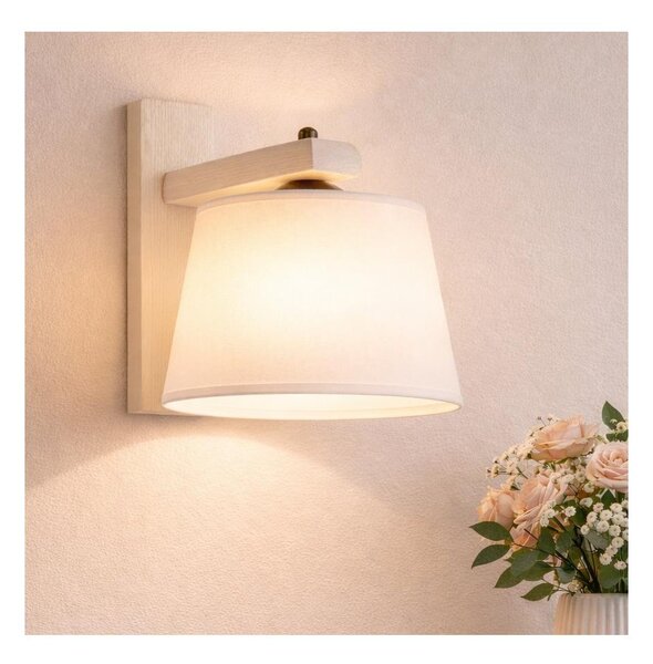 Aplica de perete AIDA 1xE27/60W/230V, stejar