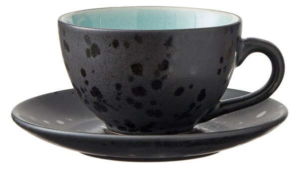 Cești negre/albastru-închis 4 buc. din ceramică 240 ml Gastro Black/Mix – Bitz