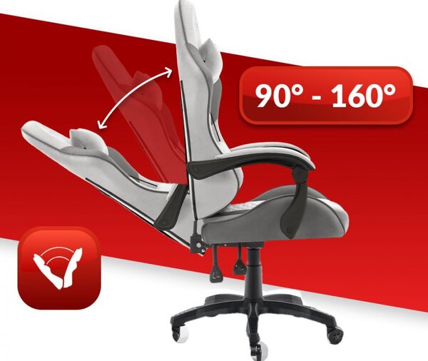 Scaun de gaming HC-1000, gri