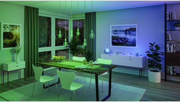 Bec LED RGBW dimabil FILAMENT E27/6,3W/230V 2200-6500K - Paulmann 29156