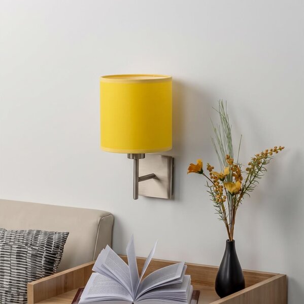 BRILAGI - Aplică de perete LED NUBILA 1xE27/60W/230V crom mat/galben