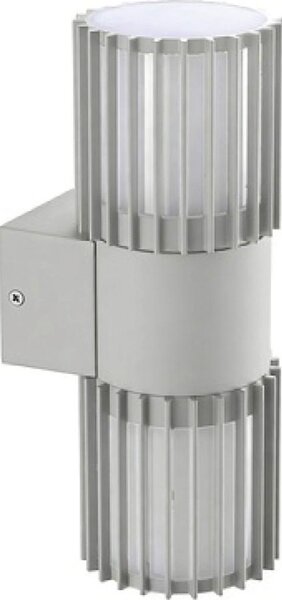 BRILAGI - Aplica de perete pentru exterior ARMOR 2xGU10/35W/230V IP44 gri
