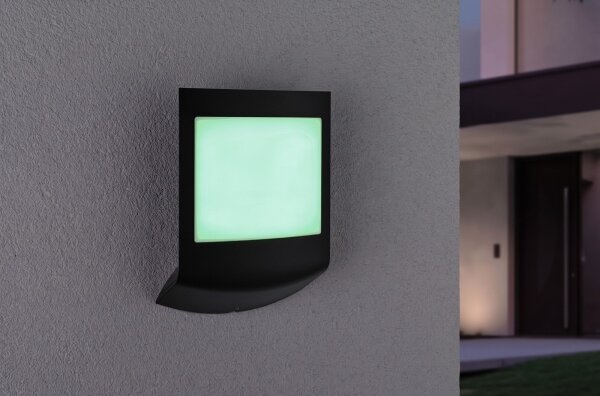Paulmann 94513 - RGBW LED/8,2W IP44 Aplică de perete pentru exterior PADEA 230V