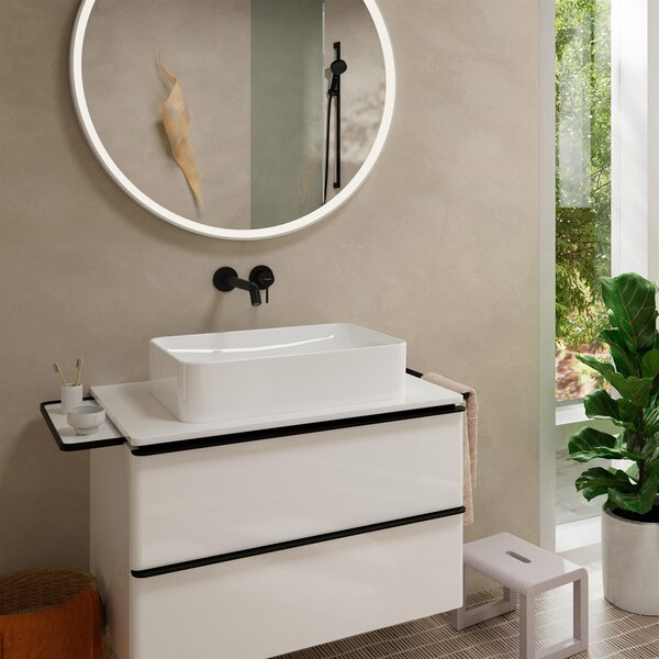 Hansgrohe Tecturis S baterie lavoar ascuns negru 73351670