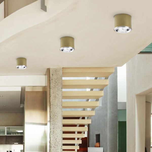 TK Lighting Moris lampă de tavan 1x12 W auriu 3349