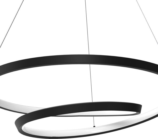 Lustră LED pe cablu LUCERO LED/48W/230V neagră