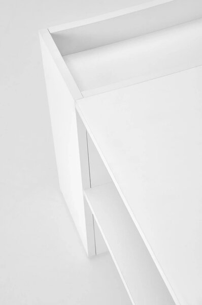 Masuta cafea MURCIA, alb, PAL laminat, 100x55x42 cm