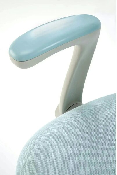 Scaun birou PANCO, albstru deschis/bej, stofa/polipropilena, 58x77x88/
