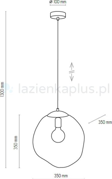 TK Lighting Sol lampă suspendată 1x15 W negru-grafit 10084