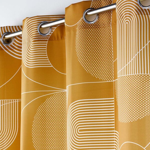Draperie arămie 140x280 cm Esquisse – douceur d'intérieur