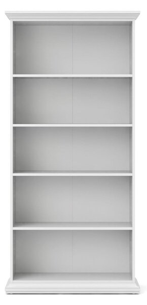 Bibliotecă albă 96x201 cm Paris – Tvilum