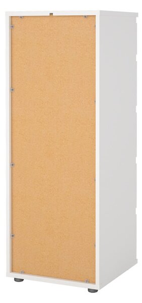 Comodă albă înaltă 40x107 cm Nova – Tvilum