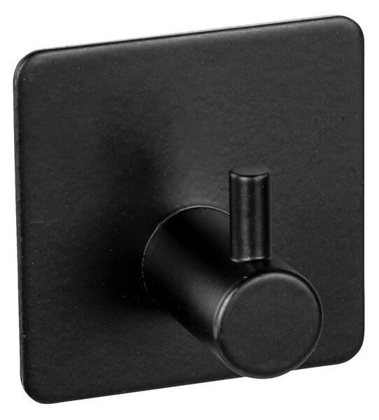 Cârlige negre 2 buc. autoadezive din oțel inoxidabil Black Outdoor Kitchen Ureo – Wenko